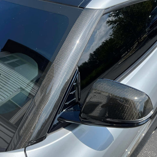 Carbon Fiber A Pillar Trim - Toyota GR Supra A90 | A91