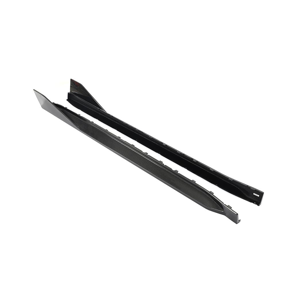 MP Style Carbon Fiber Side Skirt Extensions - G8X M3/M4