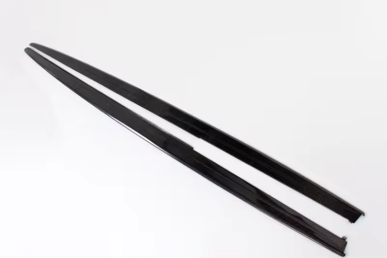 MP Style Carbon Fiber Side Skirt Extensions - BMW F30 3 Series